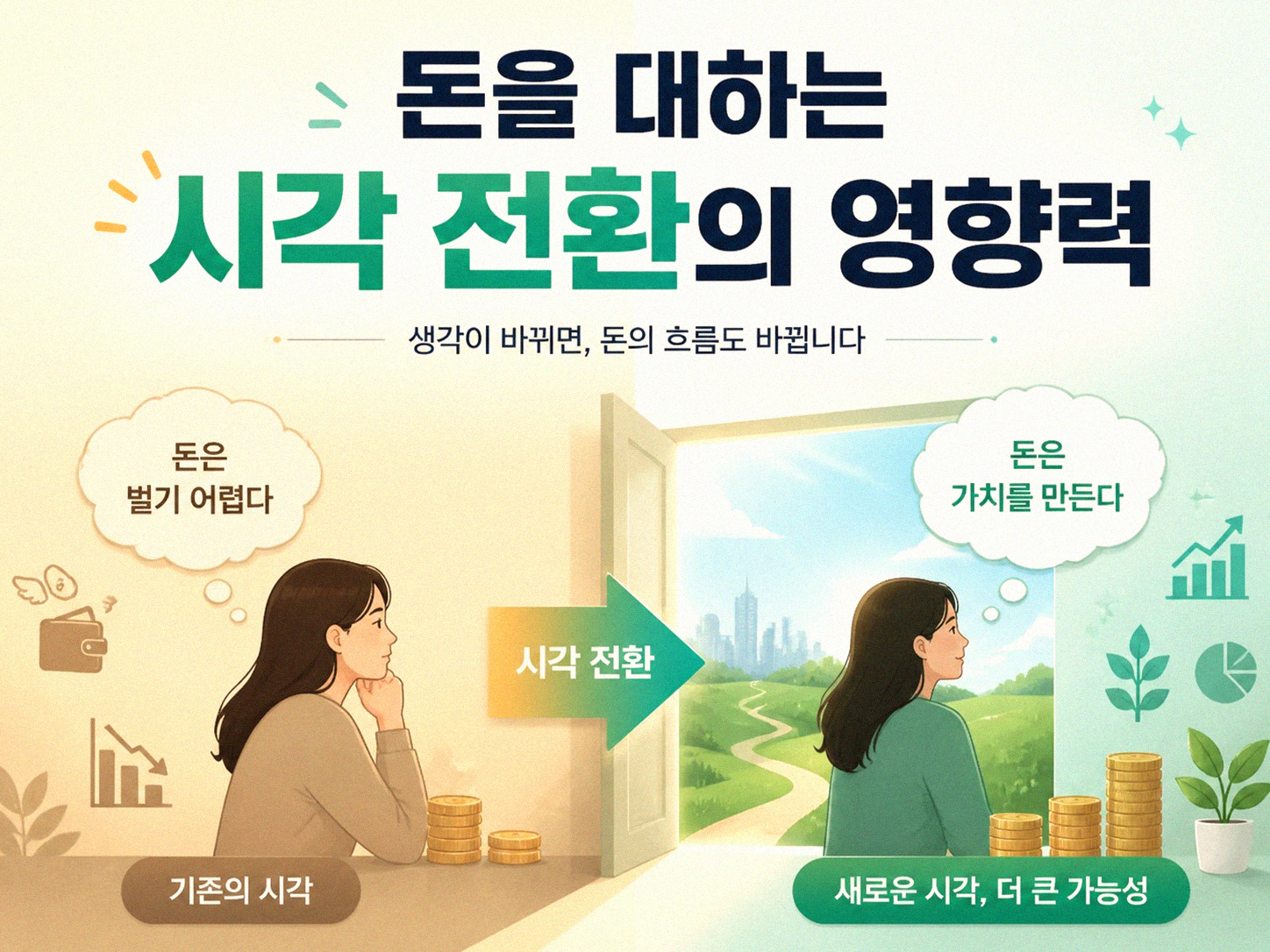 돈에 대한 생각이 달라지니 소비 습관도 바뀌었습니다