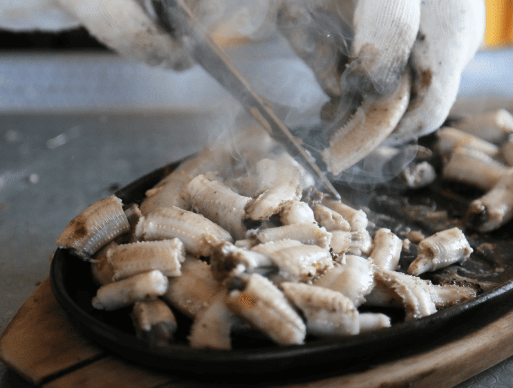 송정 맛집 "기장해변짚불곰장어" 음식