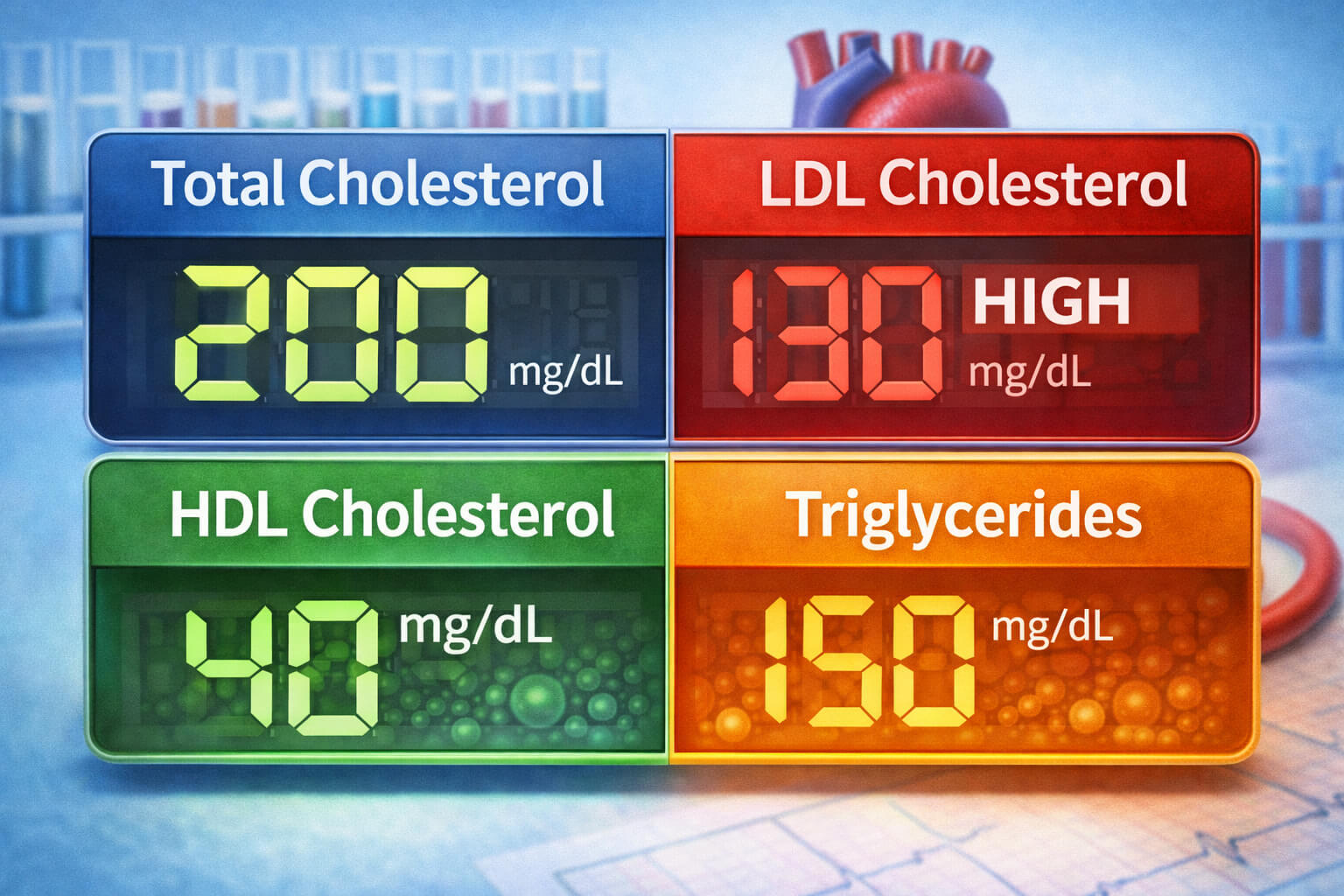 콜레스테롤 정상 범위와 LDL/HDL 핵심 정리