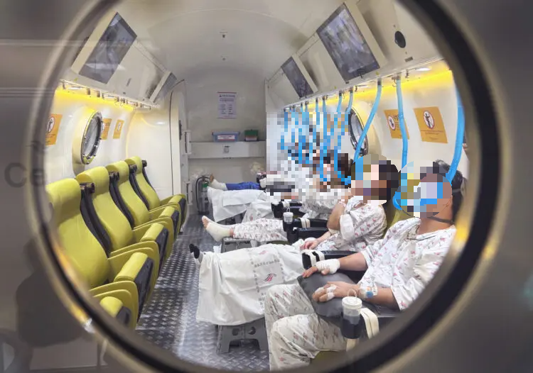 한림대 한강성심병원 고압산소치료 모습