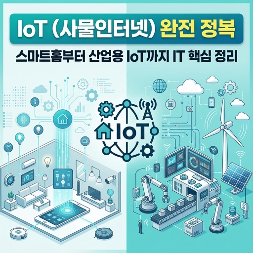 IoT(사물인터넷) 완전 정복 - 스마트홈부터 산업용 IoT까지 IT 핵심 정리 썸네일