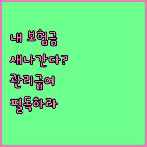 건강보험 관리급여 도입 및 비급여 과..