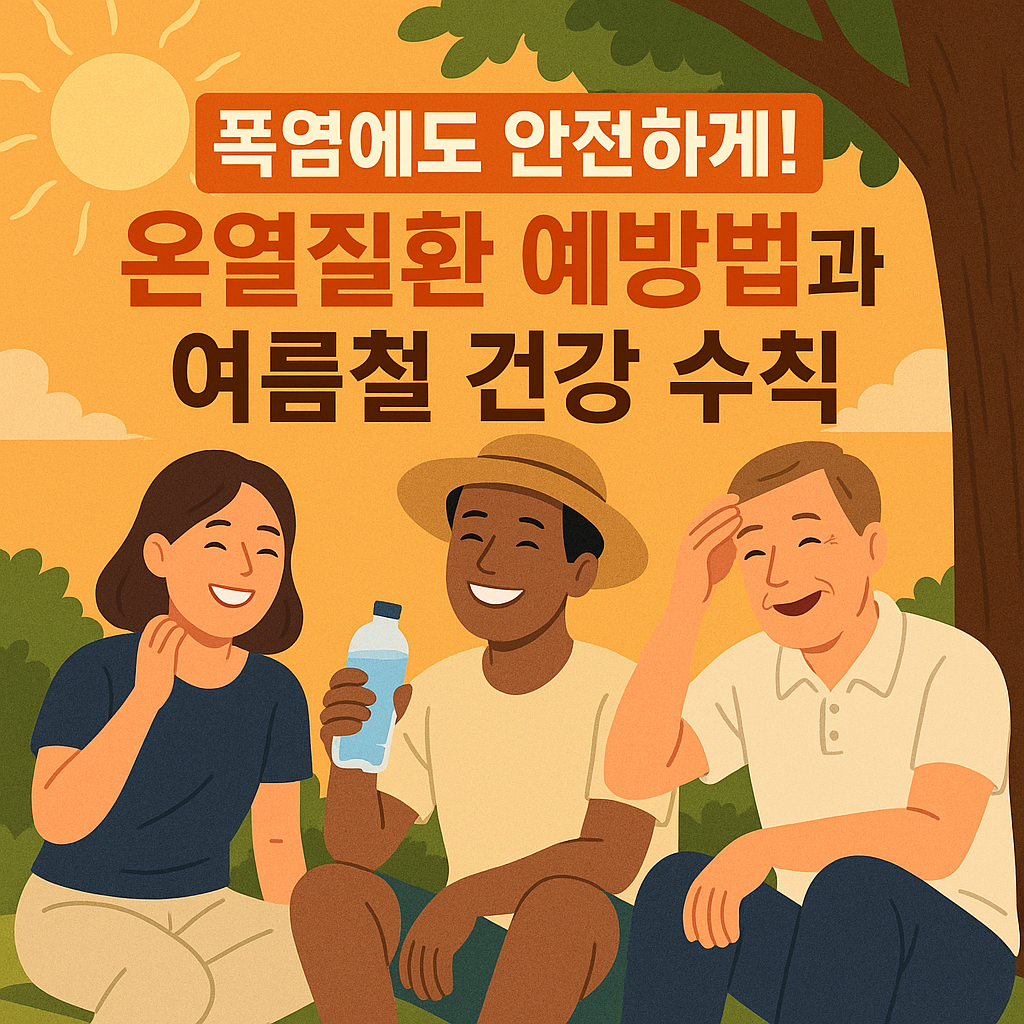 온열질환 예방법과 여름철 건강수칙