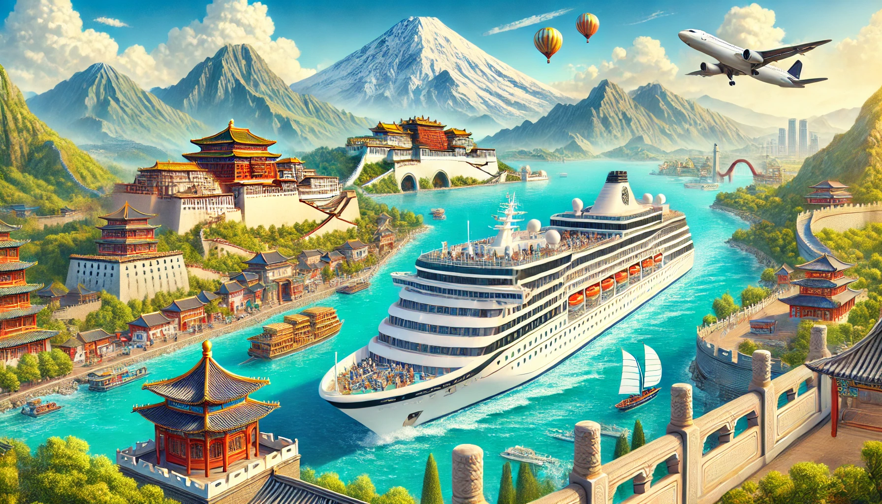 아시아 희귀 크루즈 여행