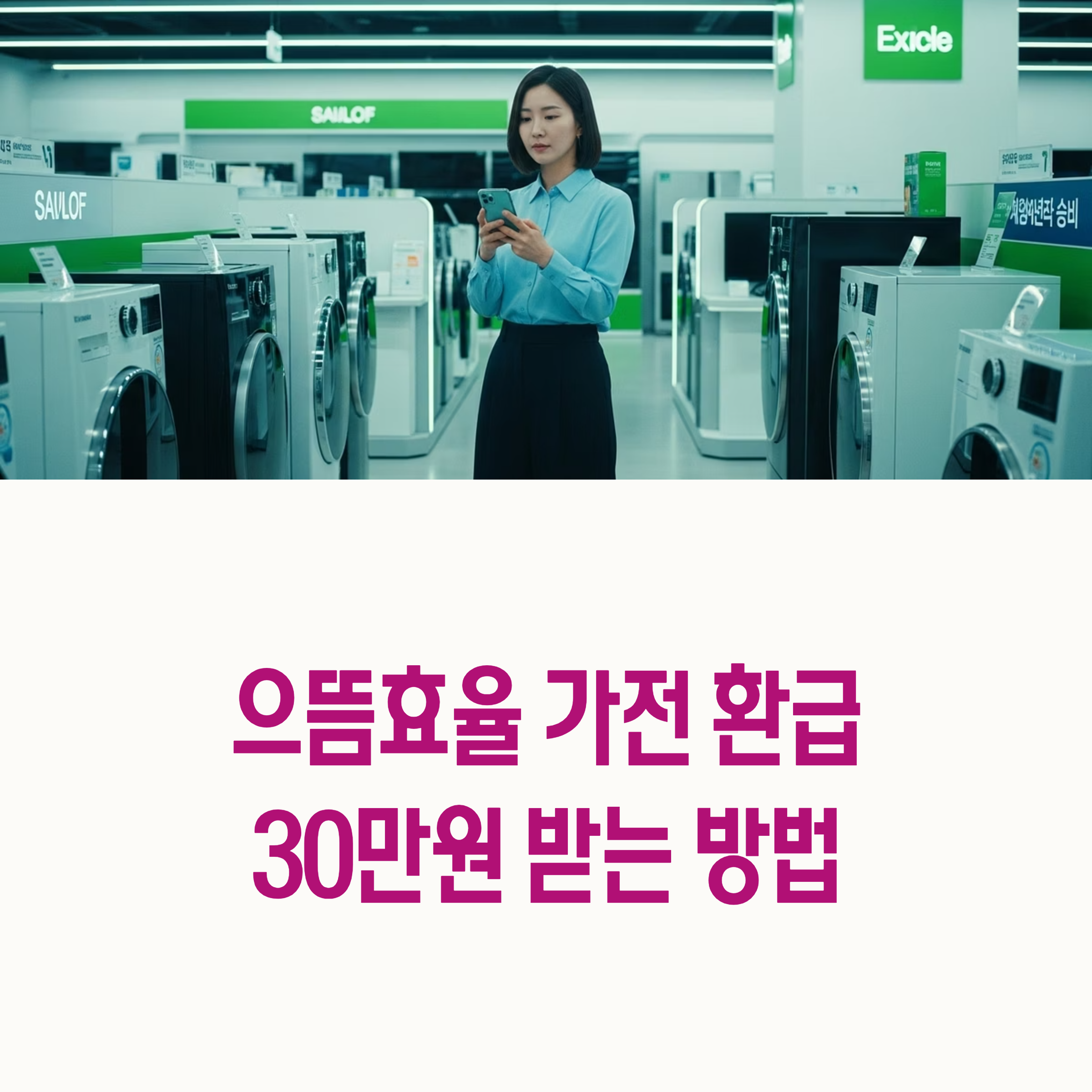 으뜸효율 가전 환급사업 30만원 지원금 신청 가이드 appliance rebate