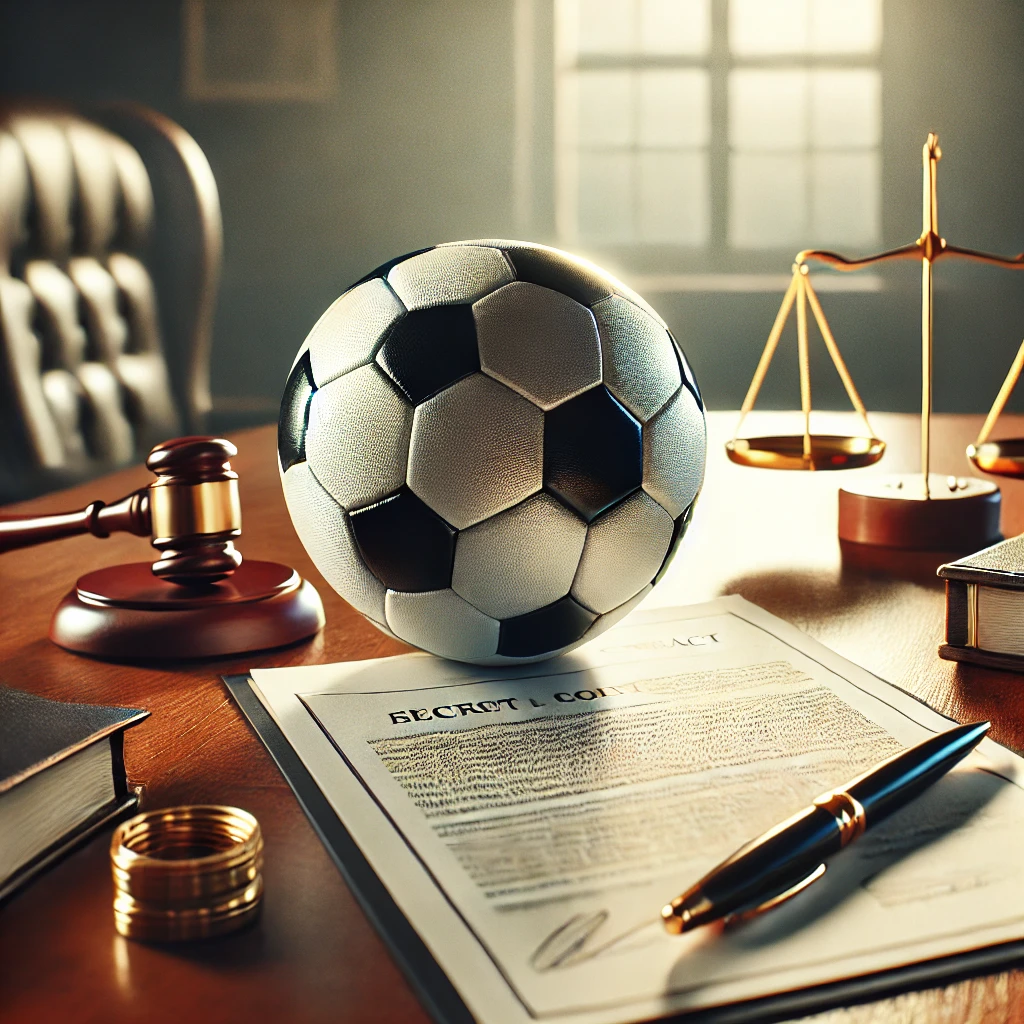 축구 에이전트 계약 사진