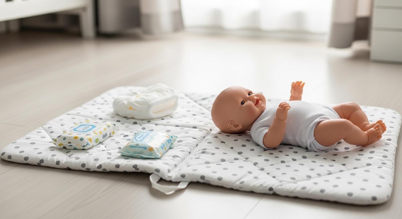 휴대용 기저귀매트