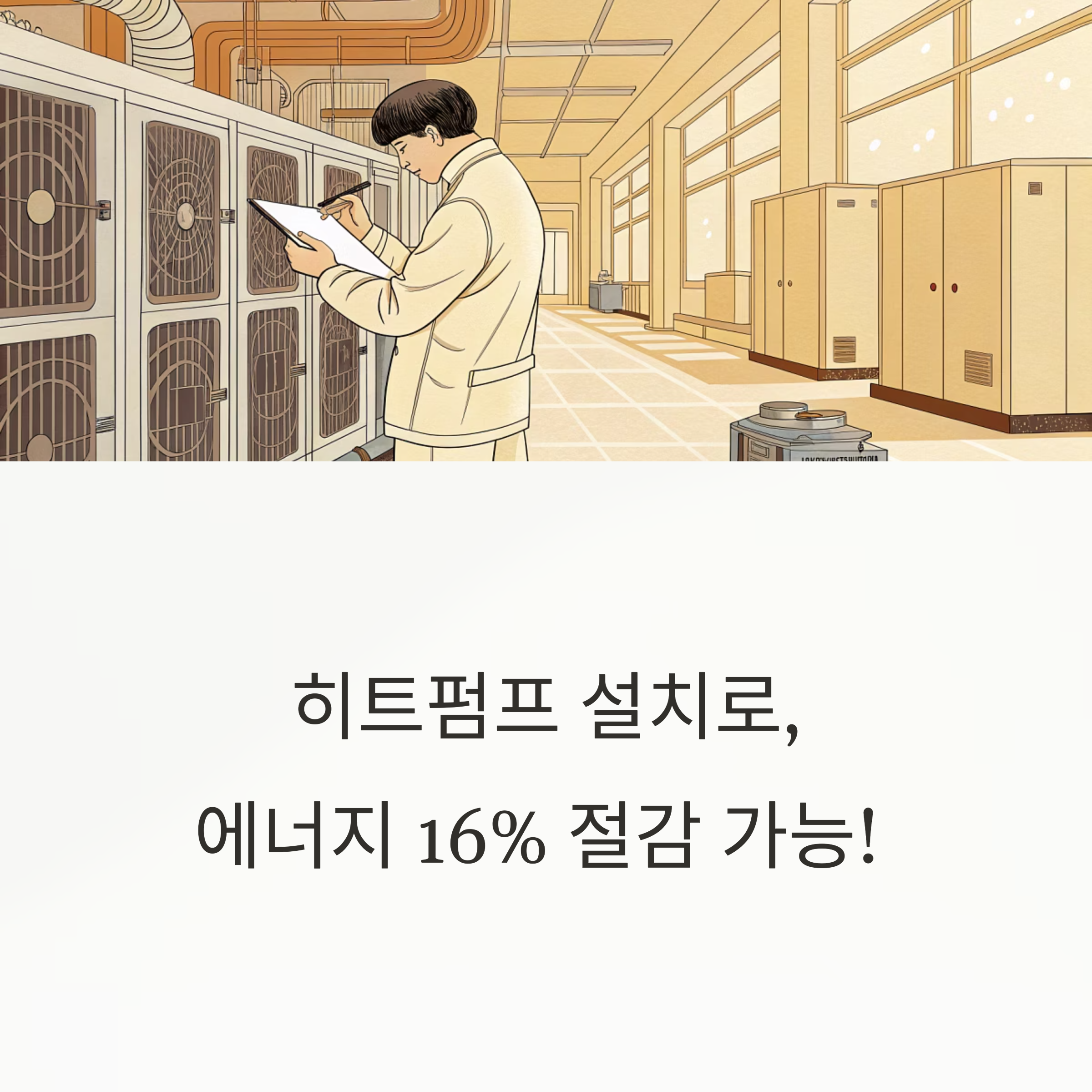 기계설비 진단을 통한 에너지 절감