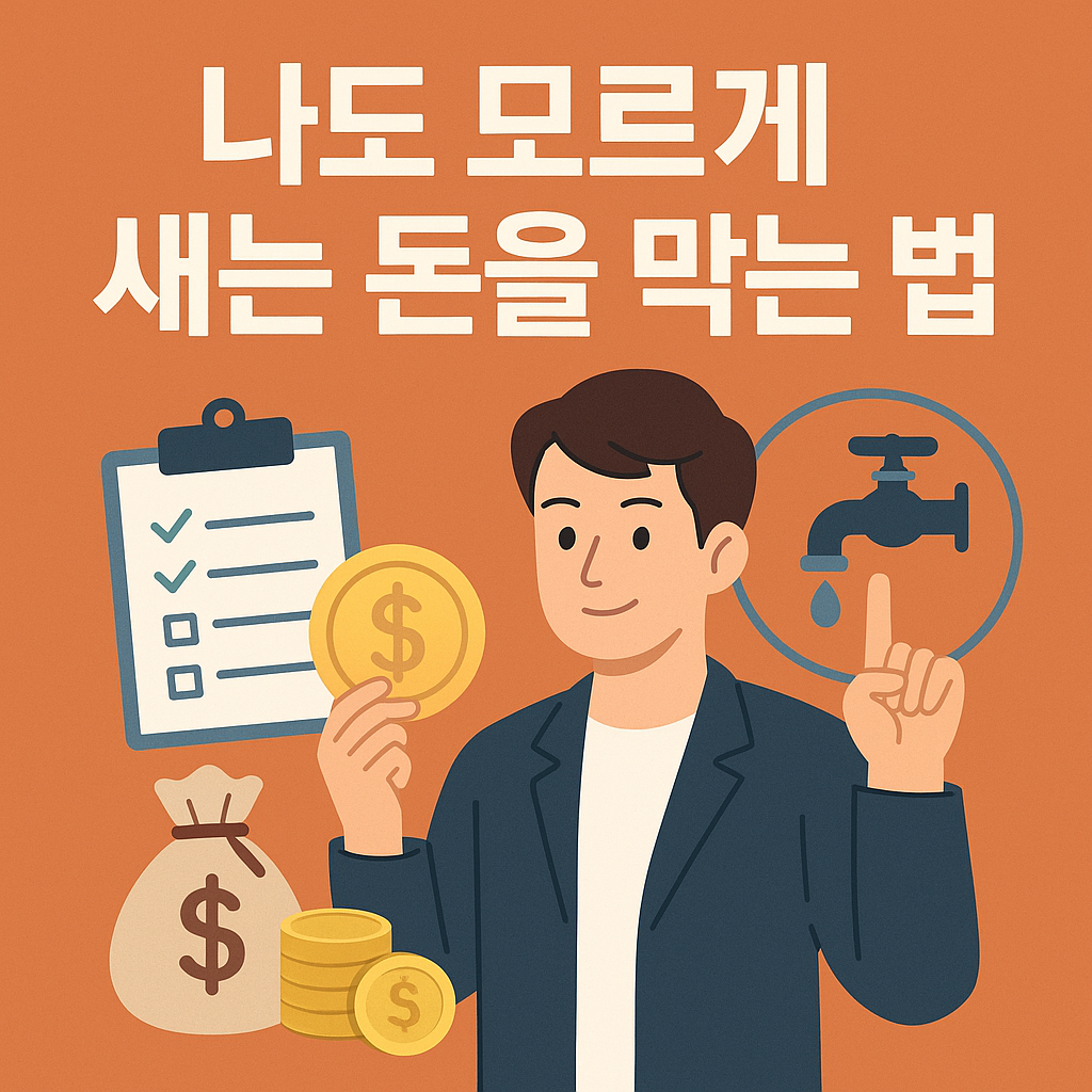 나도 모르게 새는 돈을 막는 법