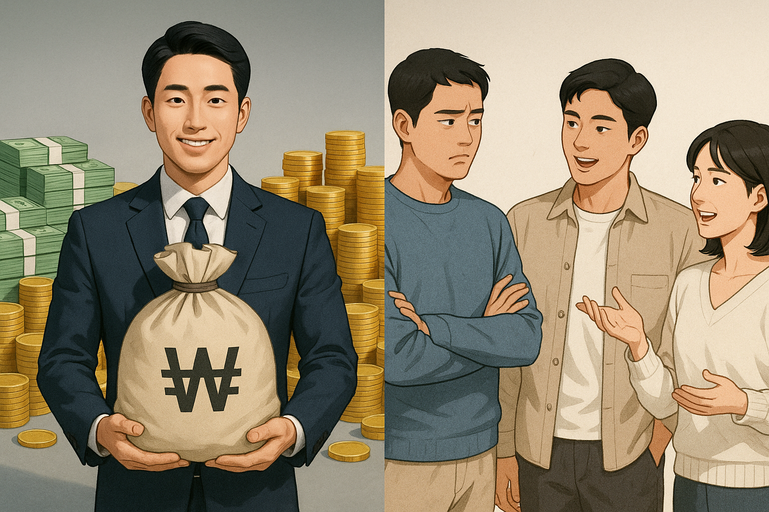 자산이 늘면 인간관계도 변할까요?