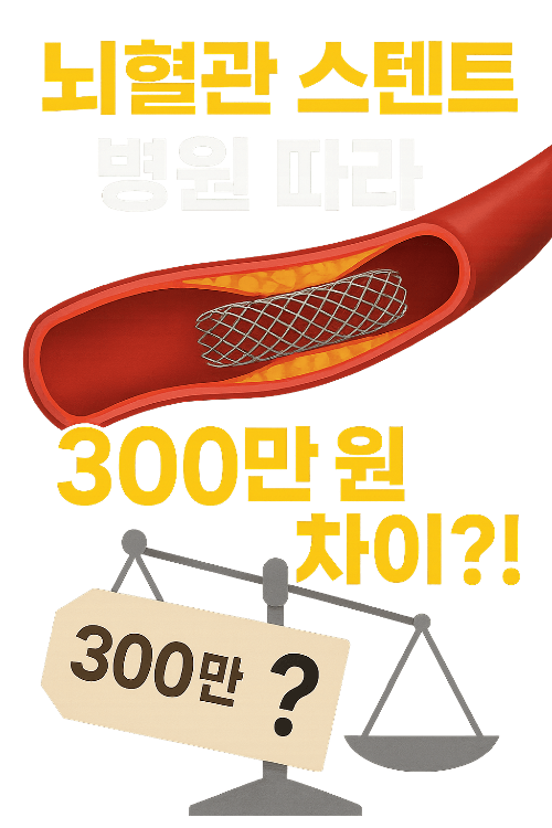 병원별 뇌혈관 스텐트 시술비용