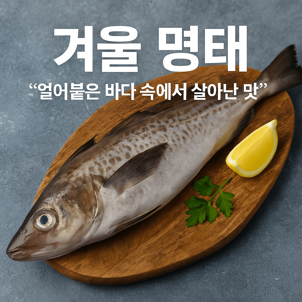 겨울 명태, &ldquo;얼어붙은 바닷속에서 살아난 맛&rdquo;: 한반도 겨울이 만든 최고의 생선