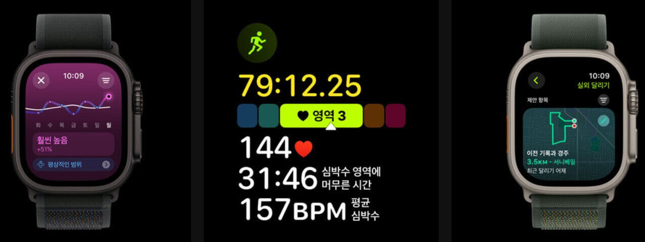애플워치 울트라 2 건강 관리 기능