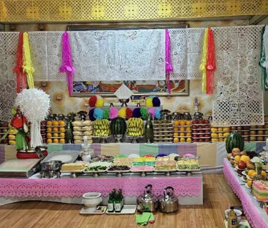 평창 굿당 내부