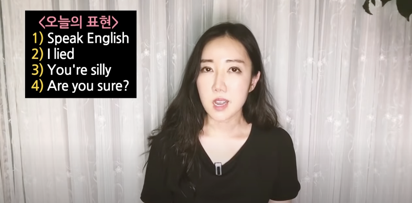 Speak English &#44; I lied &#44; You&#39;re silly &#44; Are you sure?