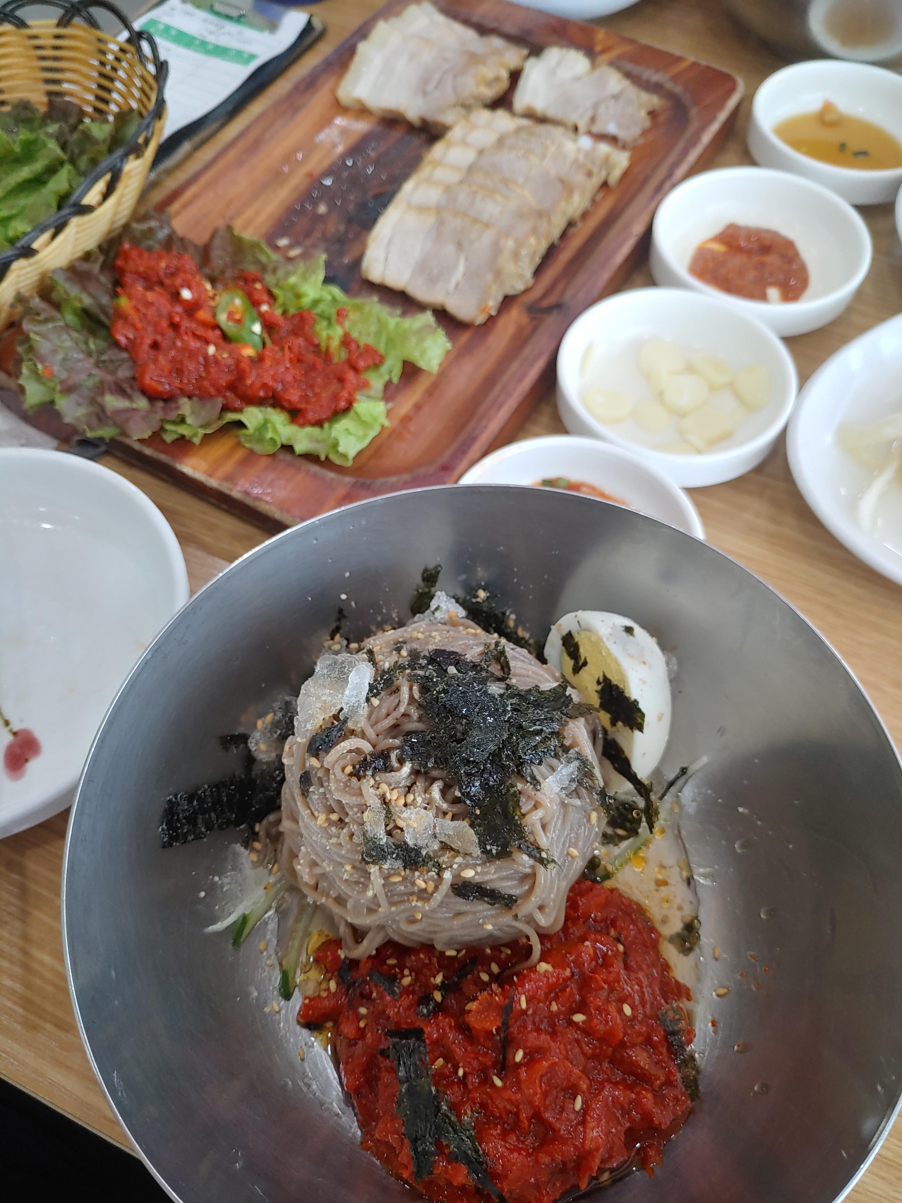 을왕리맛집 동해막국수