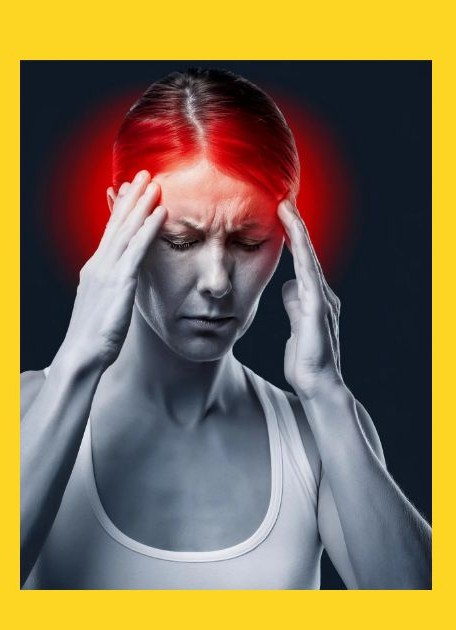 중성지방 정상수치가 높을때 머리가 아픈 이미지