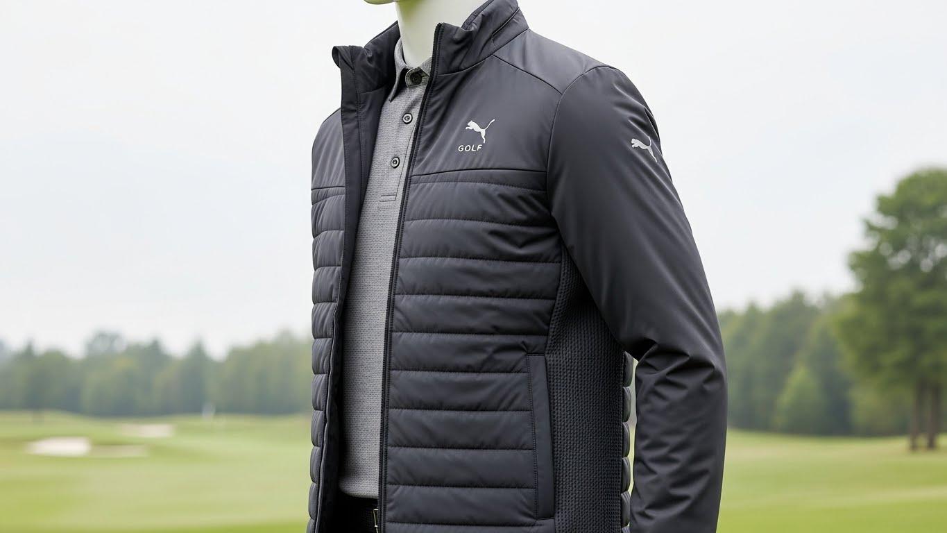 푸마골프 인퀼팅 패딩코트