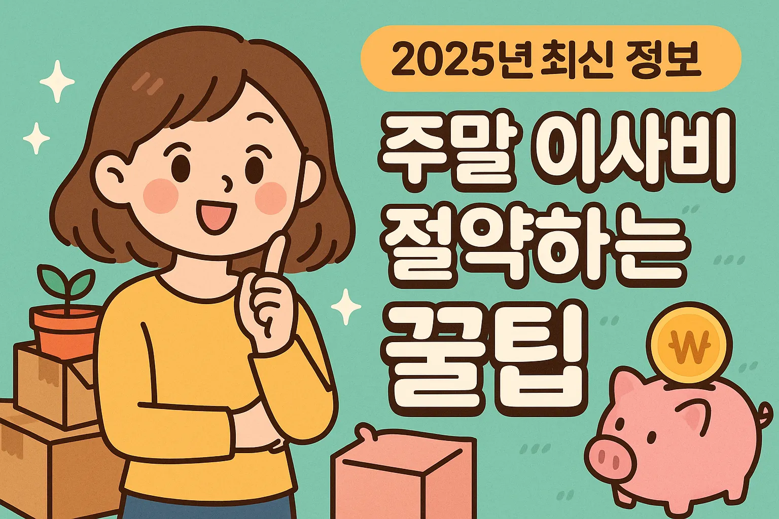 주말 이사비용 절약하는 꿀팁 2025년 최신 정보