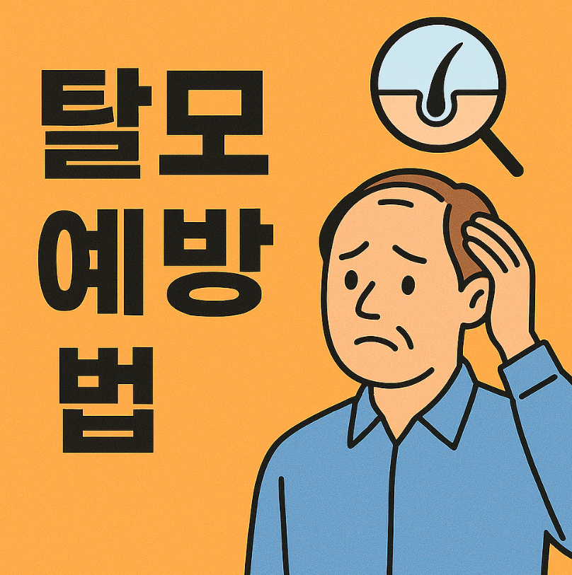 탈모 예방법 7가지
