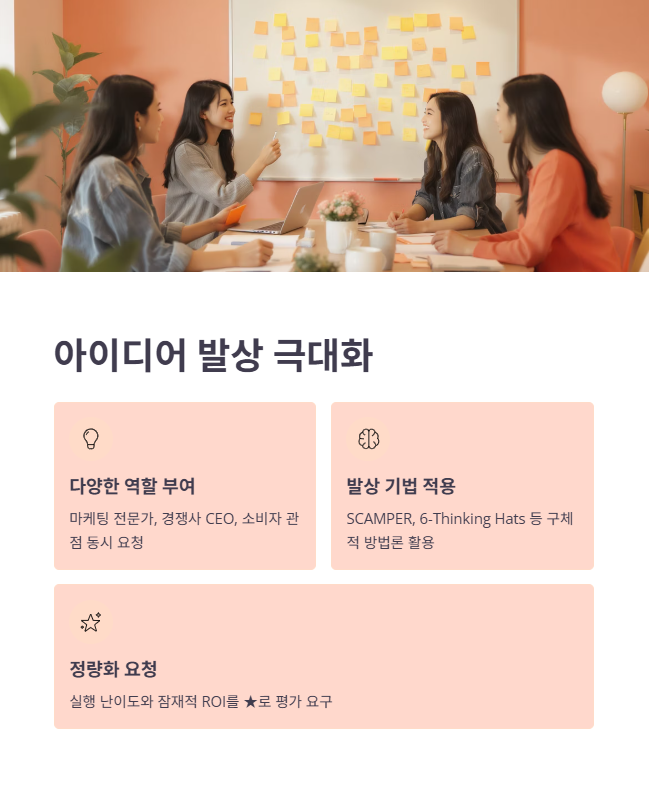 아이디어 발상과 시장 조사 극대화 팁