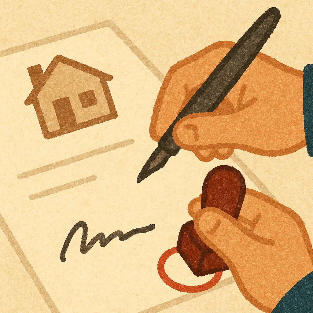 서명날인 기명날인