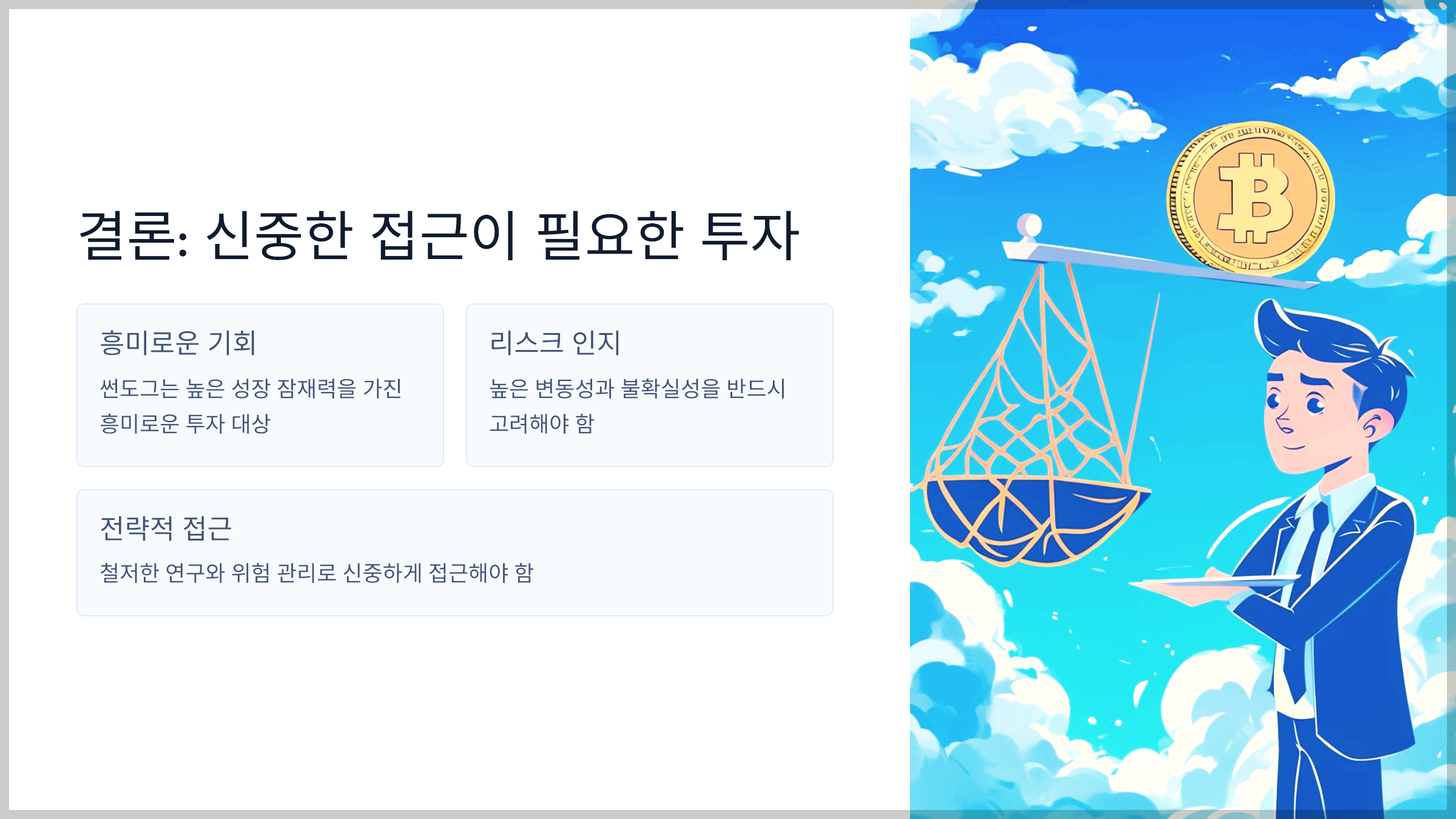 결론: 신중한 접근이 필요한 투자