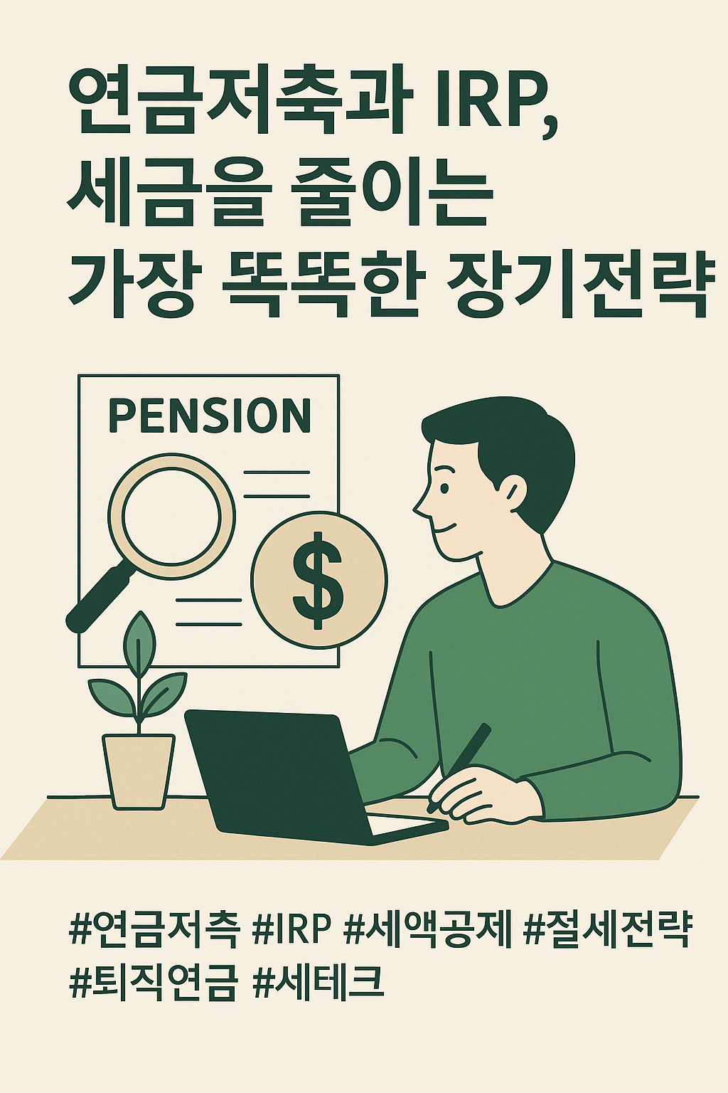 연금저축과 IRP, 세금을 줄이는 가장 똑똑한 장기전략