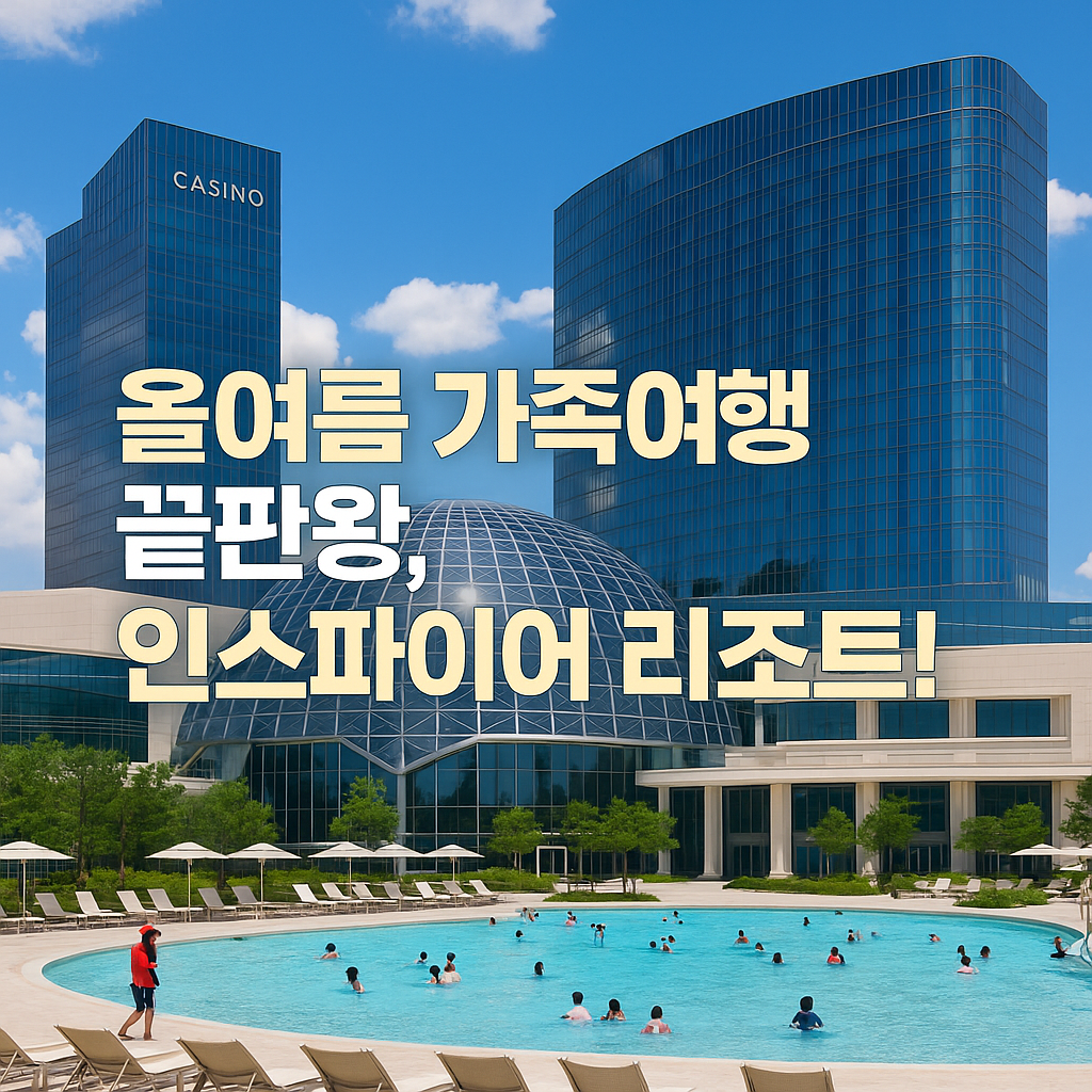 올여름 가족 여행 성지, 인스파이어 리조트