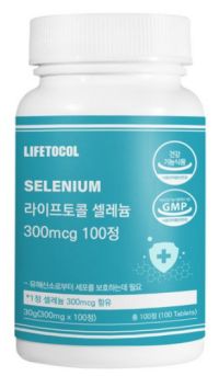 라이프토콜 셀레늄 300mcg, 100정, 1개