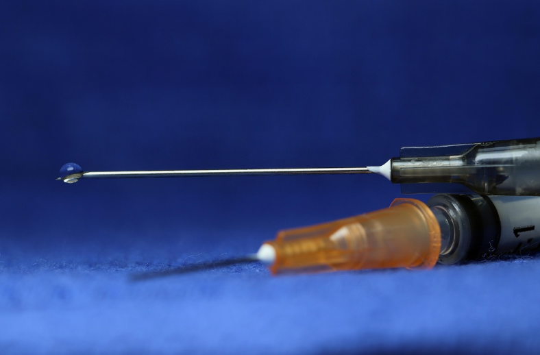 독감예방접종 주사 이미지