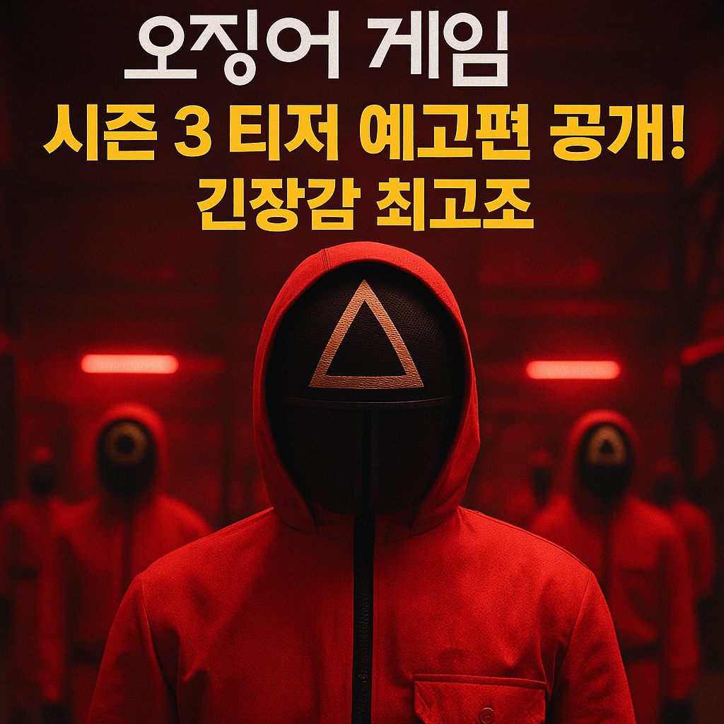 넷플릭스 오징어 게임 시즌 3 티저 예고편 공개! 긴장감 최고조