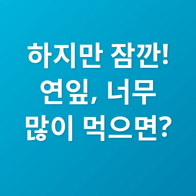 연잎의 놀라운 효능_3