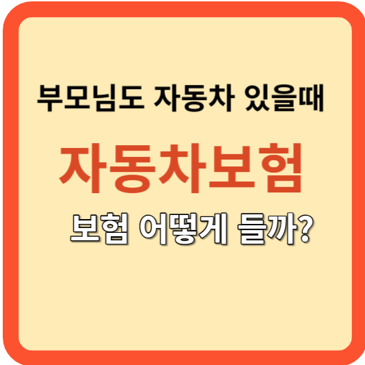 자동차 보험: 가족 한정 vs 개인 명의 어떤 선택이 좋을까?