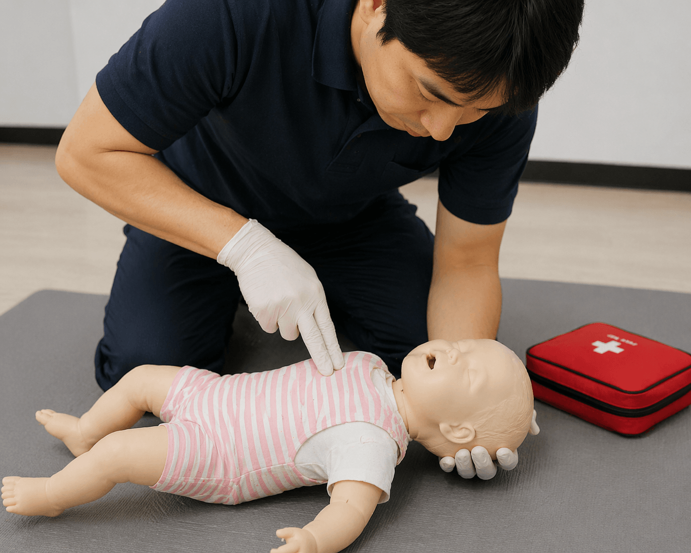 영아 CPR 사진