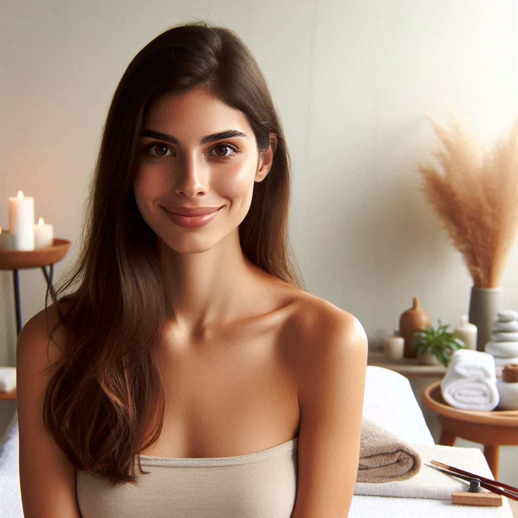 피부,체형관리 샵 배경