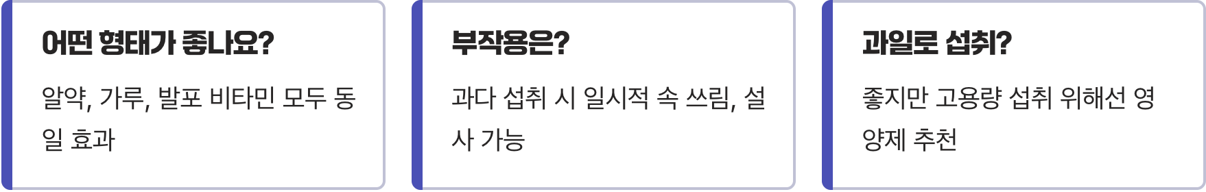 비타민C, 정말 효과 있을까? 영양제로 실천하는 감기빨리낫는법