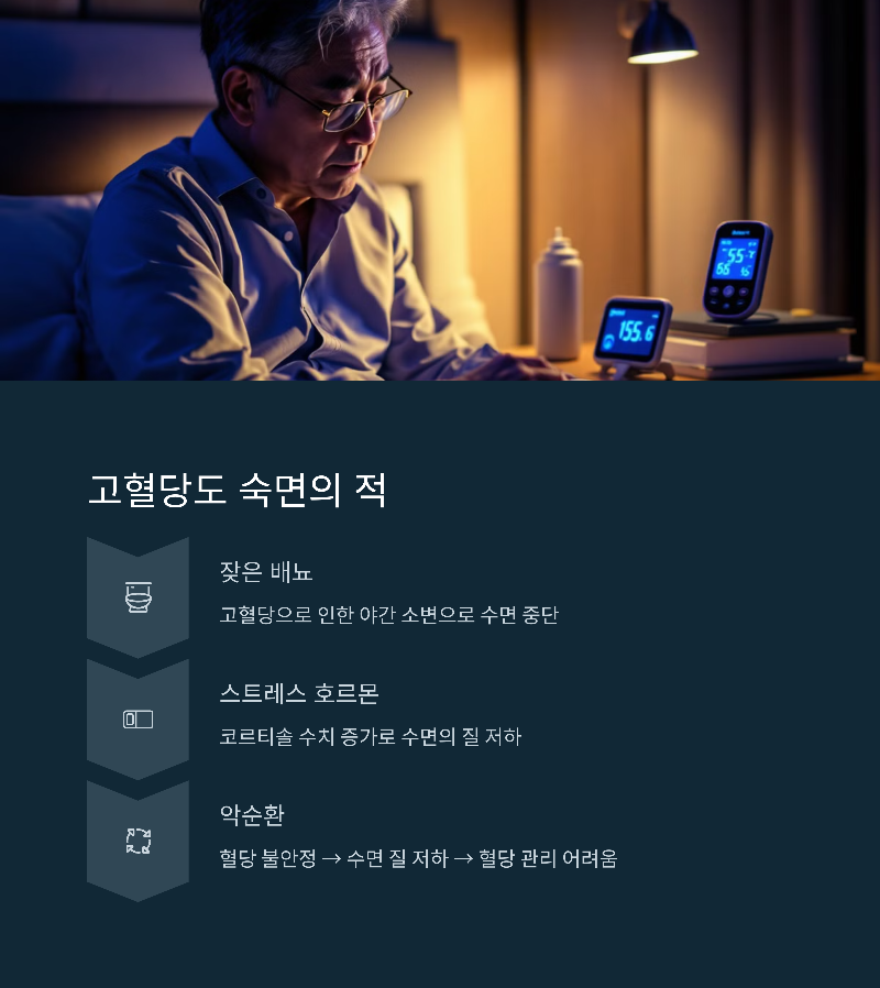 높은 혈당의 수면 방해 요인