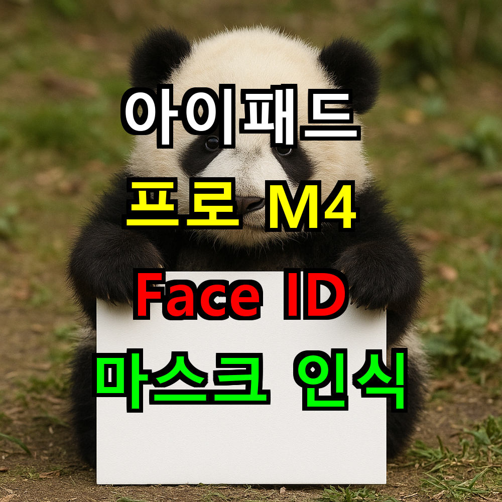 아이패드 프로 M4 Face ID 마스크 인식 완벽 가이드