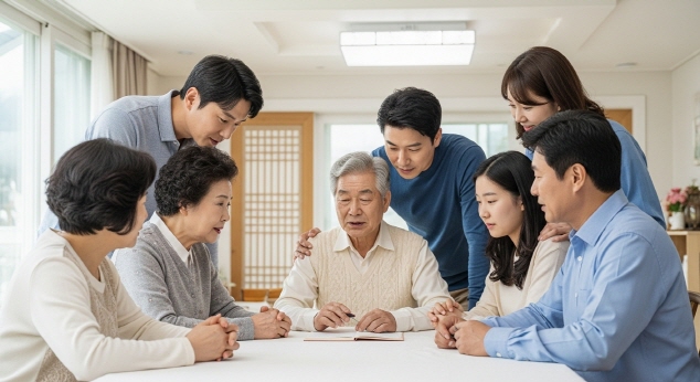 가족 회의 및 장기요양계획