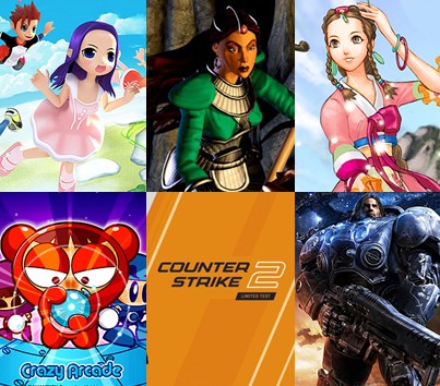 할만한 게임 순위 테일즈런너, 디아블로2, 천하제일상 거상, 크레이지 아케이드 비엔비, 카운터 스트라이크 2, 스타크래프트2 자유의 날개