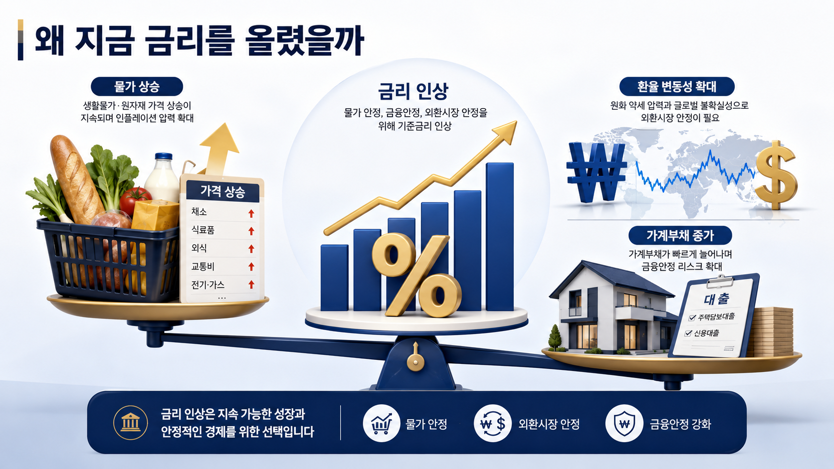 물가-환율-가계부채로-살펴본-기준금리-인상-이유