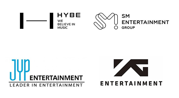 엔터 회사들 로고