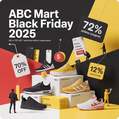  2025 ABC마트 블랙 프라이데이(블랙 ABC 데이) 이미지 