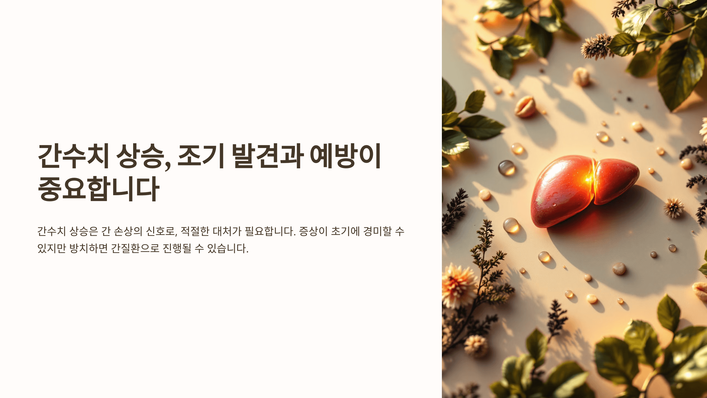 간수치와 관련된 사진입니다.