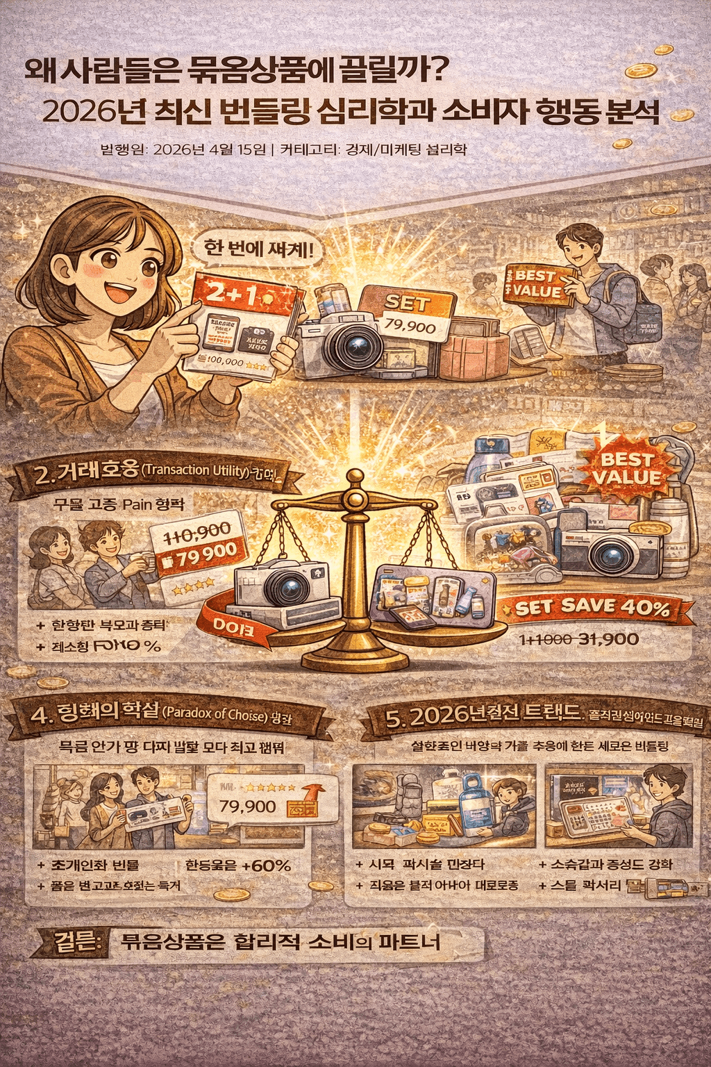 왜 사람들은 묶음상품에 끌릴까 (번들링 심리 완전 분석)