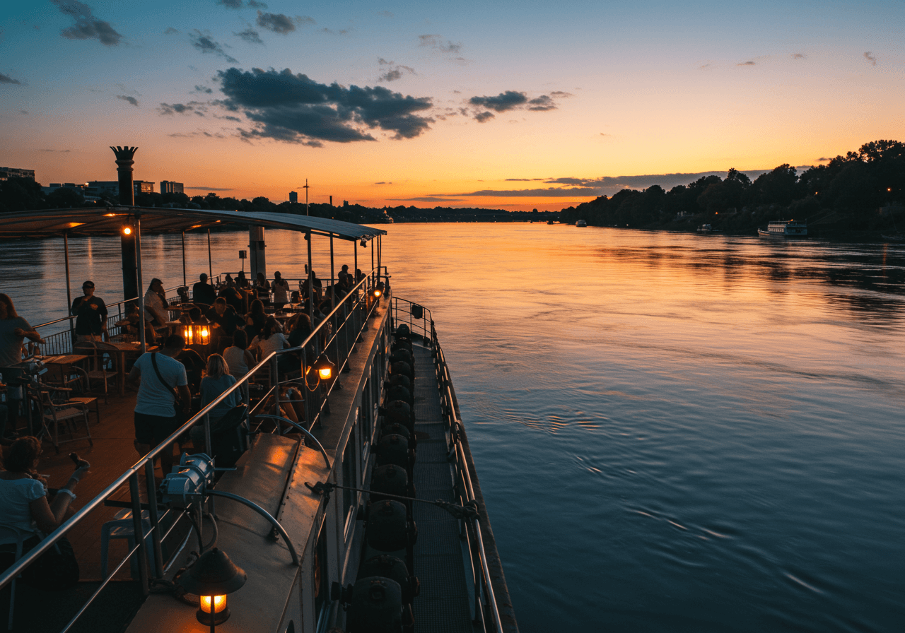 한강 크루즈 뷔페