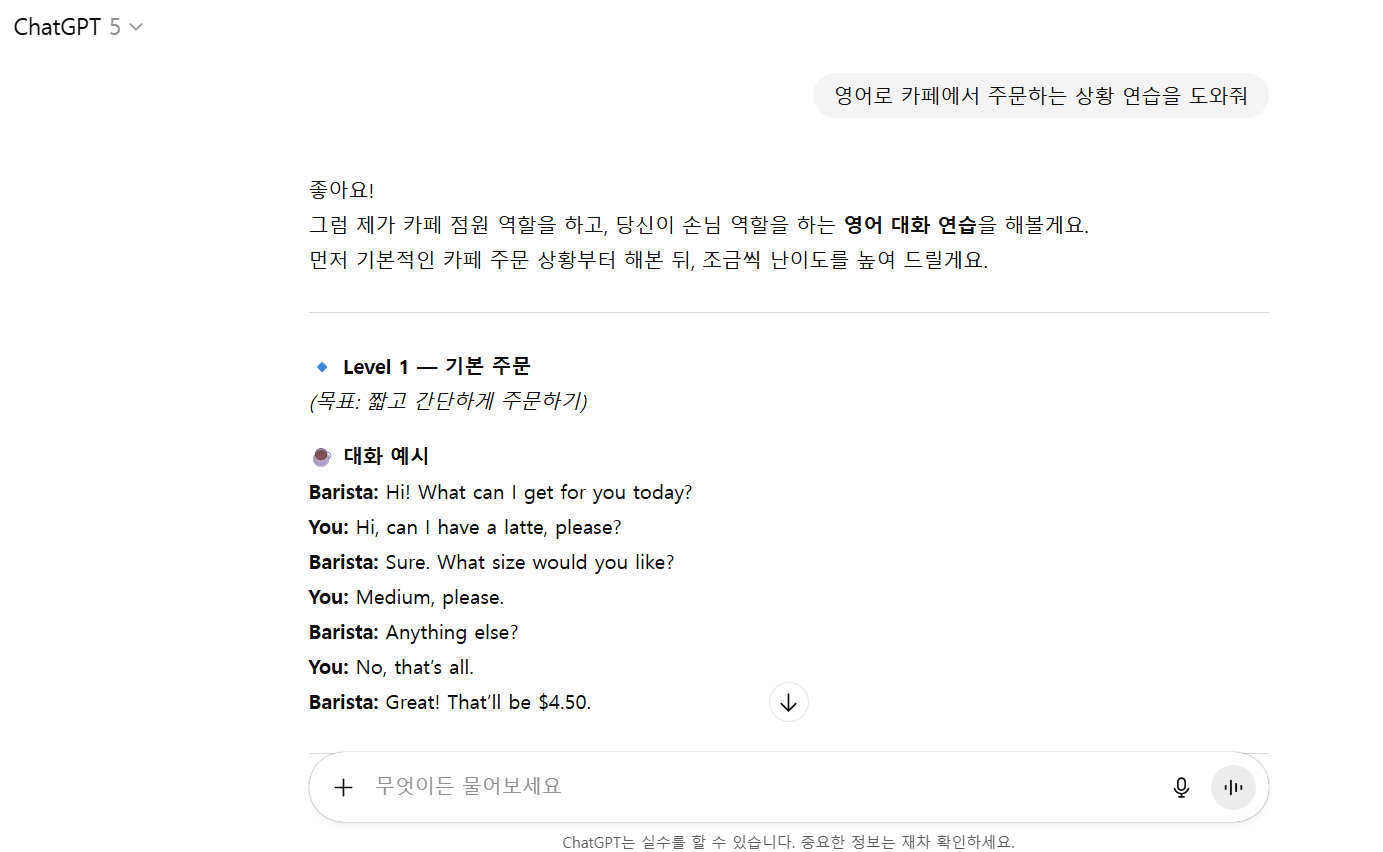 방법 1: 실전 대화 연습하기