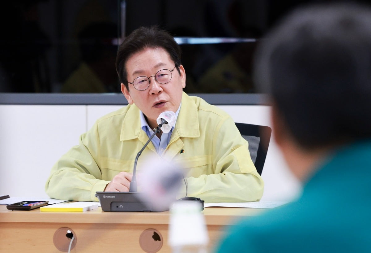 김홍규 강릉시장 가뭄대책 회의 이재명 논란