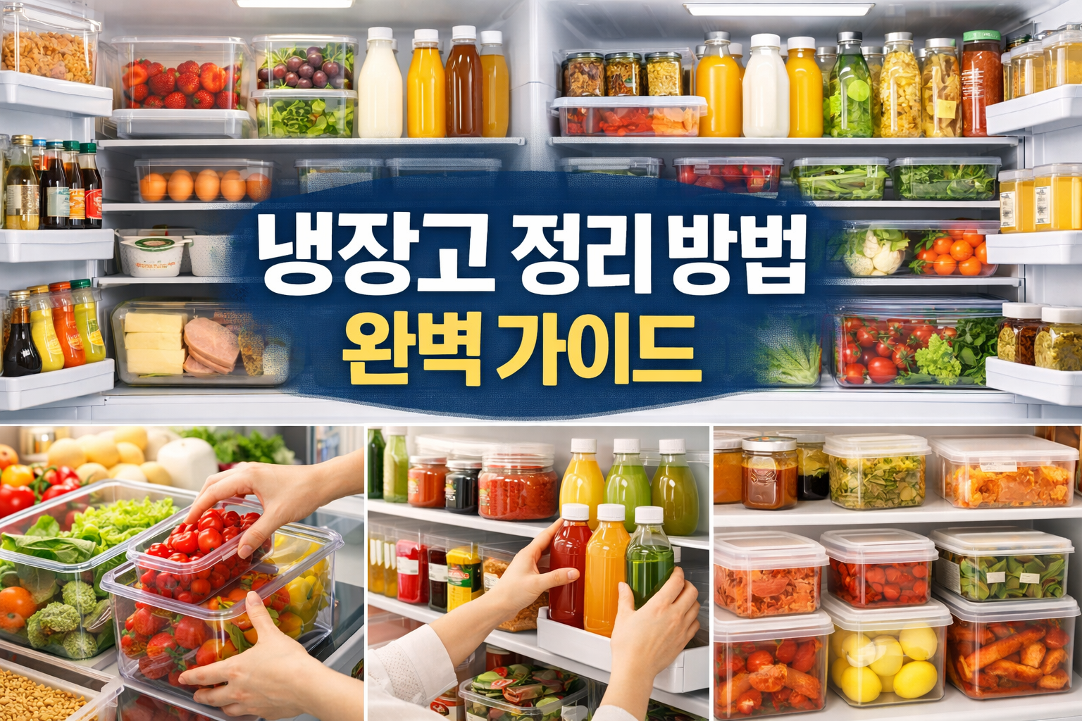 냉장고 정리 방법